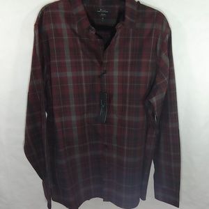 Marc Anthony Plaid Button Up Long Sleeve Size XXL
